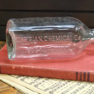 1900's Egyptian Chemical Co. Embalming Bottle-