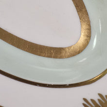 Load image into Gallery viewer, Vintage 1950&#39;s Pope Gosser &quot;Coin Gold&quot; Pattern Celery Dish