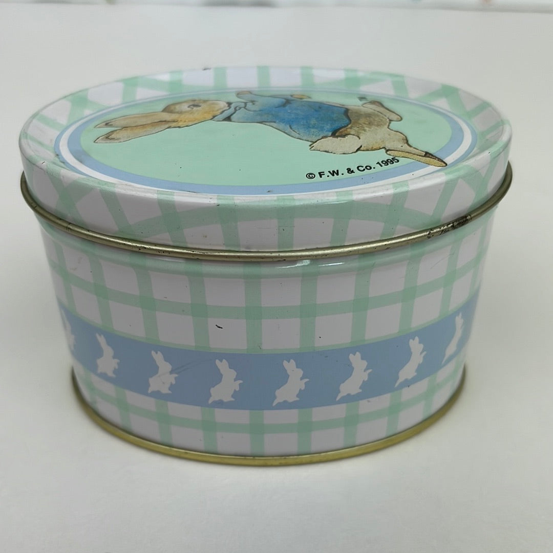 Vintage Peter Rabbit Small Oval Tin, Beatrix Potter and Vintage Peter Rabbit Small Oval Tin, Beatrix Potter and