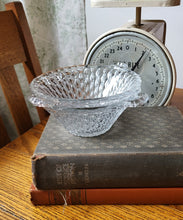 Load image into Gallery viewer, 1960&#39;s Indiana Honeycomb Glass Candy Dish