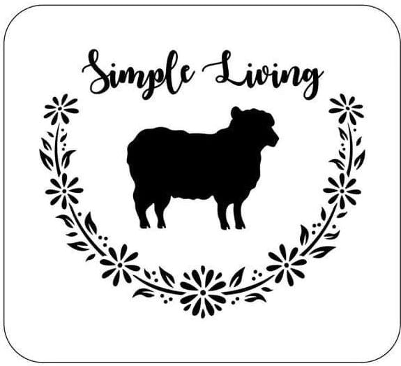 JRV - Simple Living Stencil