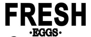 JRV - Fresh Eggs Stencil