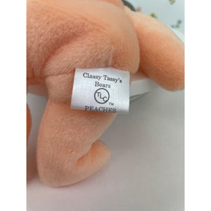 Classy Tassy's Bears TLC Beanbag Teddy Bear - Peaches Gorja 1998