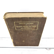 Load image into Gallery viewer, Antique Book - Twelve Centuries of English Poetry and Prose 1910