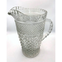 Load image into Gallery viewer, Vintage Anchor Hocking Wexford Large Glass Cut Glass Pitcher