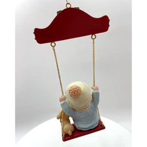 Vintage Enesco Winter Memories Ornament Memories of Yesterday
