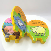 Load image into Gallery viewer, Chunky Farm Book Sheep Shape 2000 Barrons Board Book Toddlers Animals Googly Eye