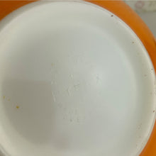 Load image into Gallery viewer, Vintage Pyrex Daisy Cinderella Bowl #444, Orange Handled Mixing Bowl