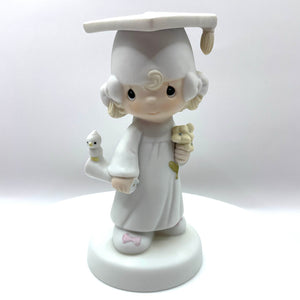 Precious Moments Graduation Girl, The Lord Bless You and Keep You 1980 E4721