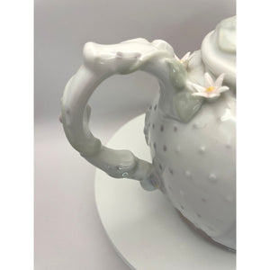 Precious Moments "Tea for Two" Musical Teapot Figurine by Enesco