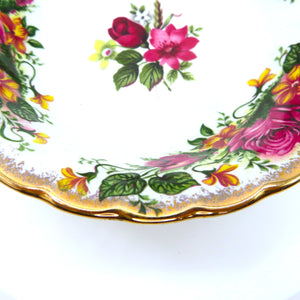 Princess House Rose Berry Bowl - Fine Earthenware England