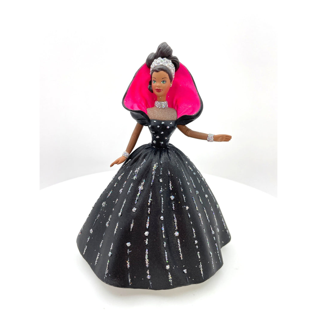 Vintage Barbie Hallmark Keepsake Ornament - African American Holiday Barbie
