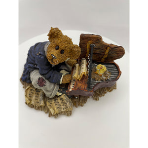 Boyd's Bears Bearstone Collection - Chopsticks Bearthoven...Tickle the Ivories