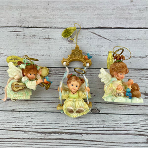 Holly Days Angels Ornament Collection by GG Santiago, Heirloom Ornaments from Ashton Drake