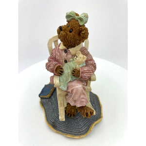 Boyds Bears - Momma McNewbear with Babkins Rock-A-Bye Baby, Bearstone Collection Figurine