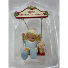 Load image into Gallery viewer, Vintage Enesco Winter Memories Ornament Memories of Yesterday