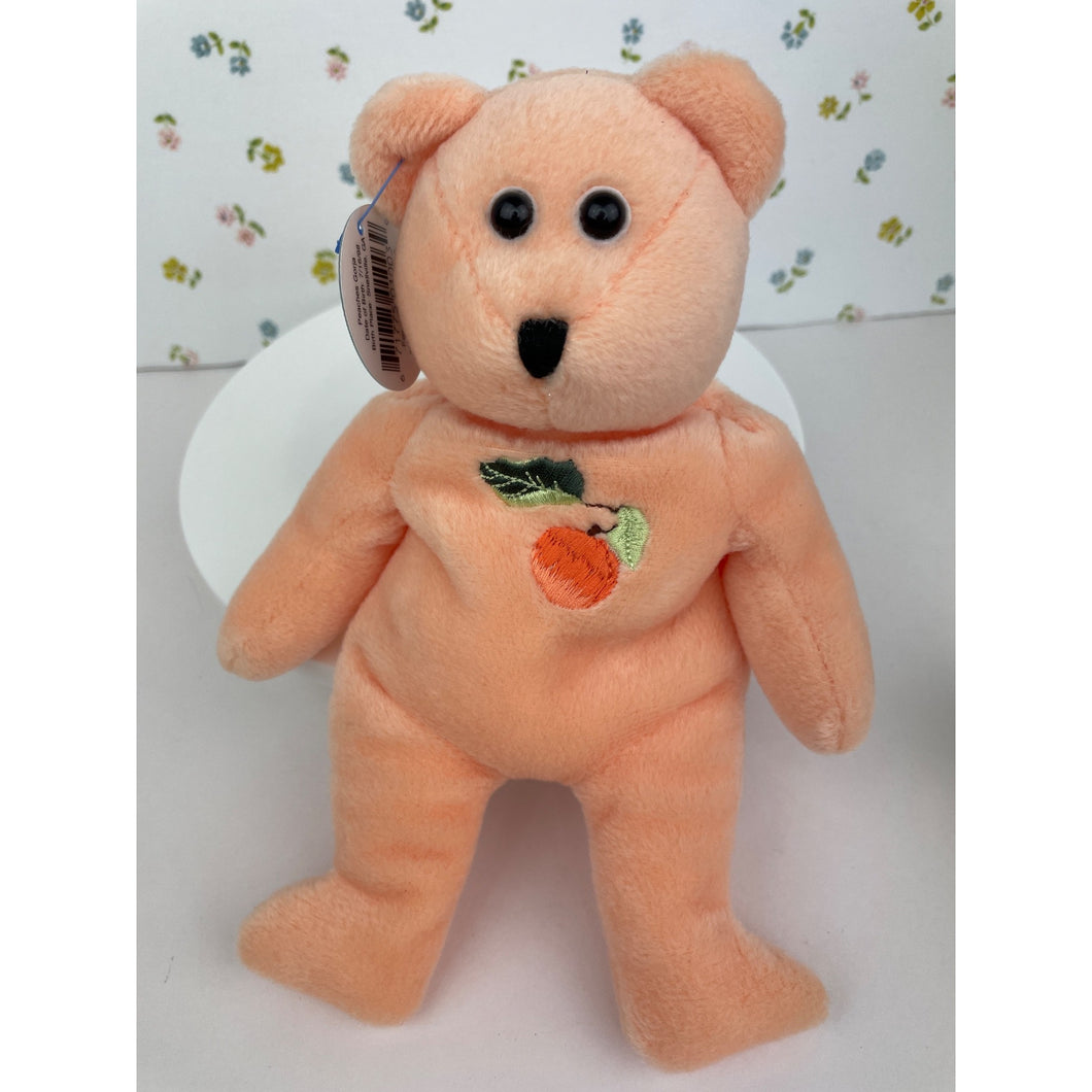 Classy Tassy's Bears TLC Beanbag Teddy Bear - Peaches Gorja 1998