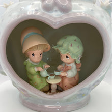 Load image into Gallery viewer, Precious Moments &quot;Tea for Two&quot; Musical Teapot Figurine by Enesco