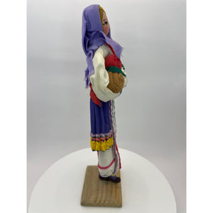 Vintage Handmade Bulgarian Girl Doll 1970's