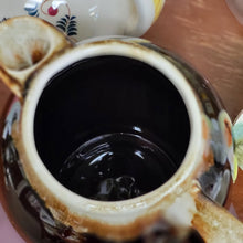 Load image into Gallery viewer, Pfaltzgraff Gourmet Brown Drip Glaze Tea/Coffee Pot w/Lid