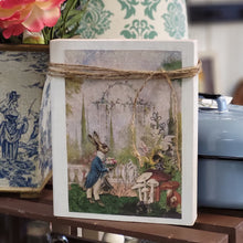 Load image into Gallery viewer, Gentleman Bunny Shelf Sitter Decor