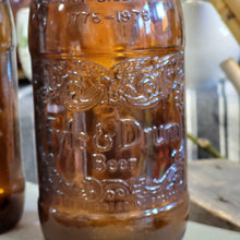 Load image into Gallery viewer, Vintage Fyfe &amp; Drum Bicentennial Amber Beer Bottle, George Washington