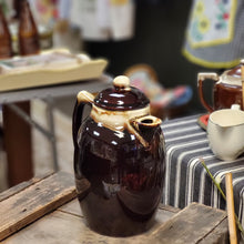 Load image into Gallery viewer, Pfaltzgraff Gourmet Brown Drip Glaze Tea/Coffee Pot w/Lid