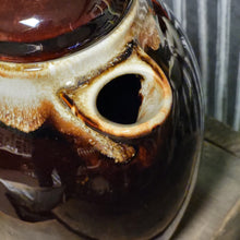 Load image into Gallery viewer, Pfaltzgraff Gourmet Brown Drip Glaze Tea/Coffee Pot w/Lid
