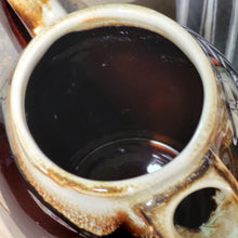 Load image into Gallery viewer, Pfaltzgraff Gourmet Brown Drip Glaze Tea/Coffee Pot w/Lid