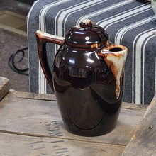 Load image into Gallery viewer, Vintage Pfaltzgraff Oil Cruet, Handled Gourmet Brown Drip Glaze