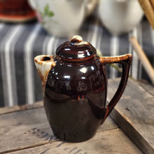 Load image into Gallery viewer, Vintage Pfaltzgraff Oil Cruet, Handled Gourmet Brown Drip Glaze