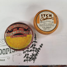Load image into Gallery viewer, Vintage Pharmacy Advertising Tins - 2 Pieces