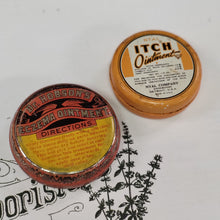 Load image into Gallery viewer, Vintage Pharmacy Advertising Tins - 2 Pieces