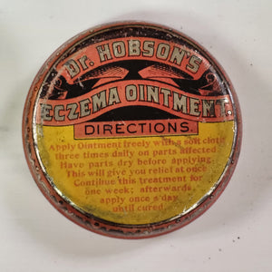 Vintage Pharmacy Advertising Tins - 2 Pieces