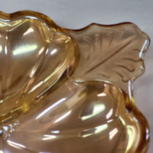 Load image into Gallery viewer, Vintage Jeanette Marigold Carnival Depression Glass Doric Candy/Trinket Dish