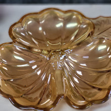 Load image into Gallery viewer, Vintage Jeanette Marigold Carnival Depression Glass Doric Candy/Trinket Dish