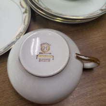 Load image into Gallery viewer, Noritake Sylvania Flat Cup and Saucer Sets, Elegant Fine China Teacups and Saucers