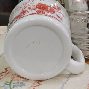 Vintage Milk Glass Little Bo Peep Cup