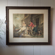 Load image into Gallery viewer, Vintage Print - The Cottage Door by George Morland 1790