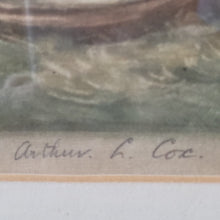 Load image into Gallery viewer, Vintage Print - The Cottage Door by George Morland 1790
