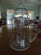 Load image into Gallery viewer, Princess House 3 Pc Pitcher &amp; Lid with Ice Liner, Princess House Heritage Pitcher