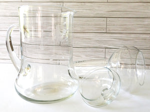 Princess House 3 Pc Pitcher & Lid with Ice Liner, Princess House Heritage Pitcher