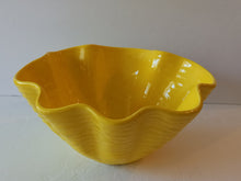 Load image into Gallery viewer, Yellow Royal Haeger Bowl, Made in USA, MCM Decorative Centerpiece