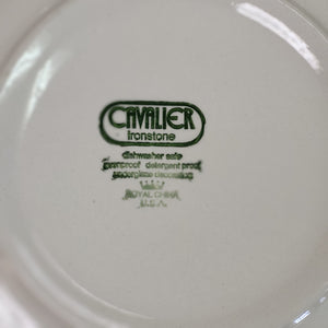 Royal China Cavalier USA Nutmeg Pattern 10" Chop Plate