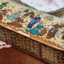 Load image into Gallery viewer, Vintage Handmade Wooden Khātam Pencil Box