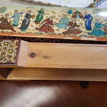 Load image into Gallery viewer, Vintage Handmade Wooden Khātam Pencil Box