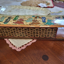 Load image into Gallery viewer, Vintage Handmade Wooden Khātam Pencil Box
