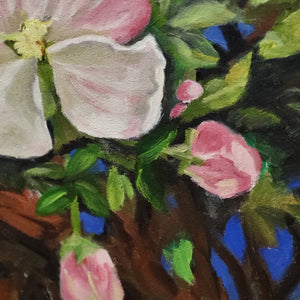 Artwork - "Ephemeral Petals" by Faith Boggs, Cherry Blossom Painting