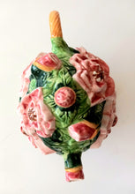 Load image into Gallery viewer, Basket of Pink Roses Ceramic Teapot by Asia Master Group