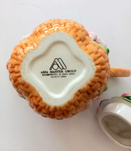 Load image into Gallery viewer, Basket of Pink Roses Ceramic Teapot by Asia Master Group